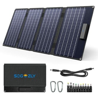 SOGOZLY Portable 40W Solar Panel Review: High Efficiency Waterproof Charger for Outdoor Adventure